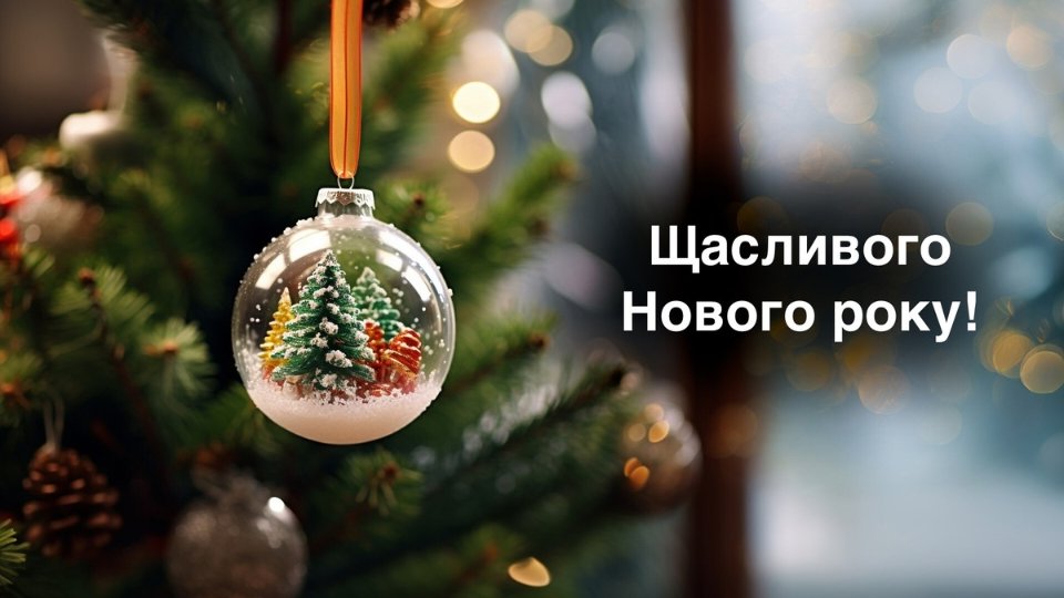 Вітаємо усіх з прийдешнім Новим 2025 Роком!